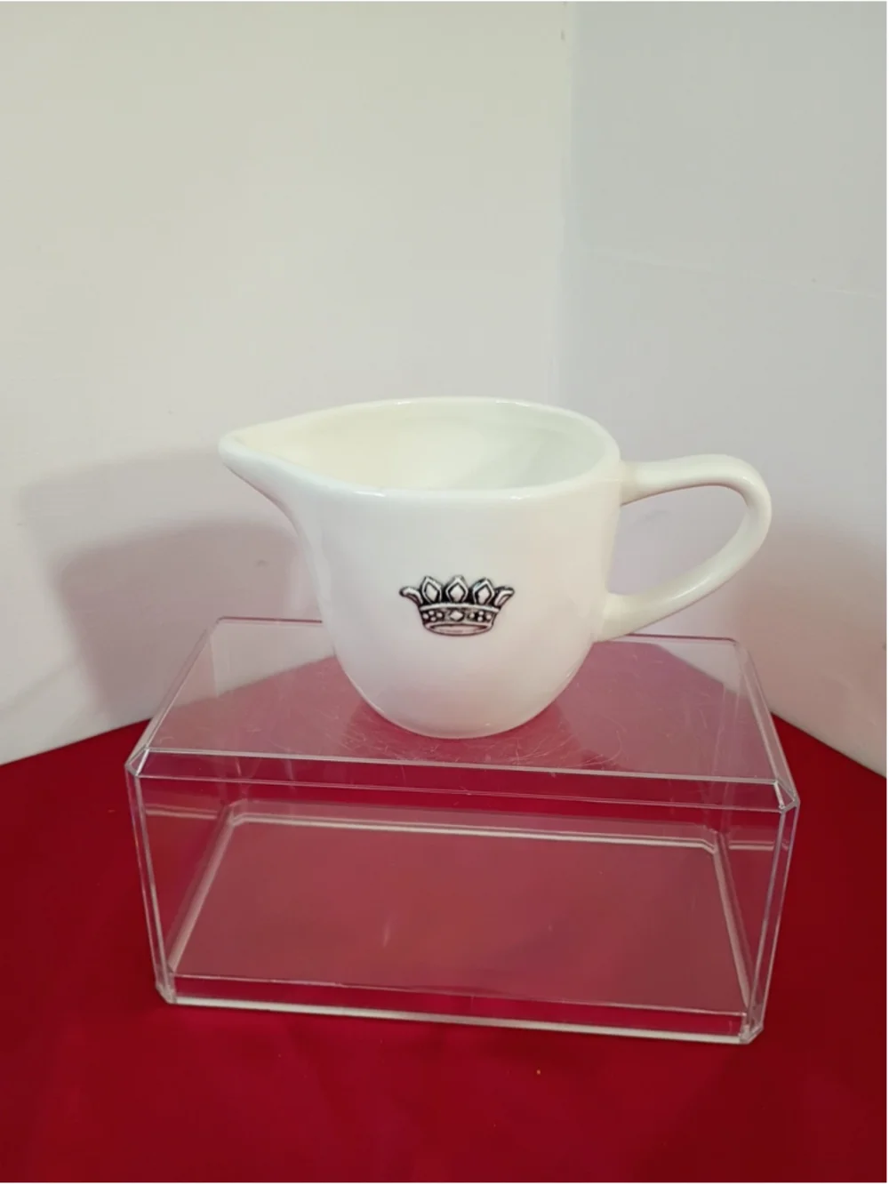 Rae Dunn Artisan Collection Have a Royal Day Crown Queen Cream Cup